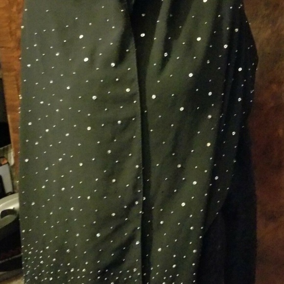 VTG Women's Black Sequin Evening Wrap Prom Scarf - Picture 3 of 6